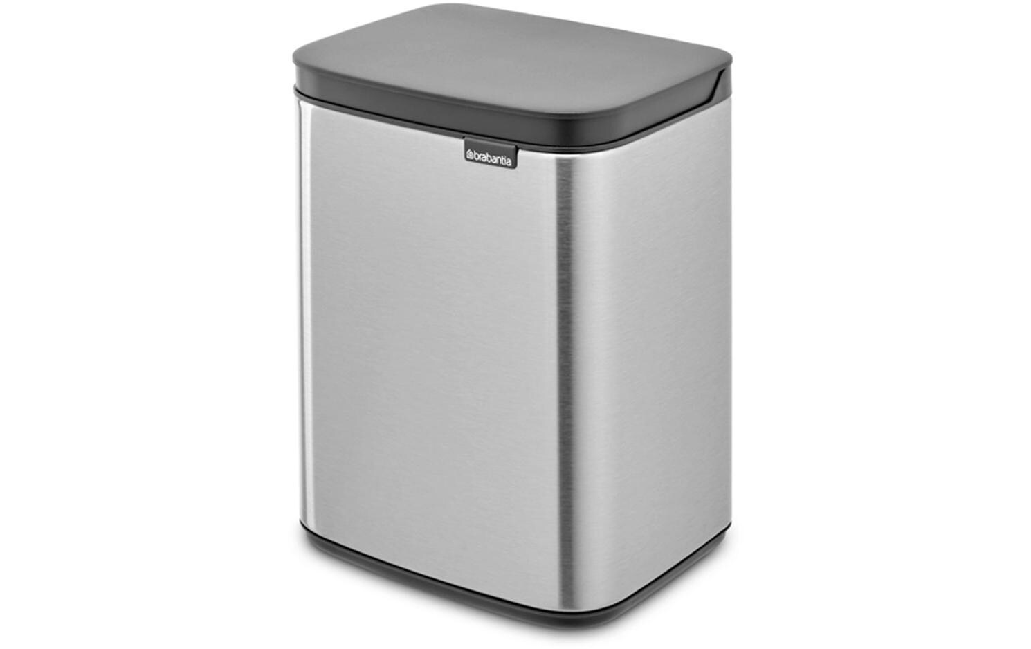 Kosmetikeimer Bo Waste Bin 4 l, Silber mattMülleimer