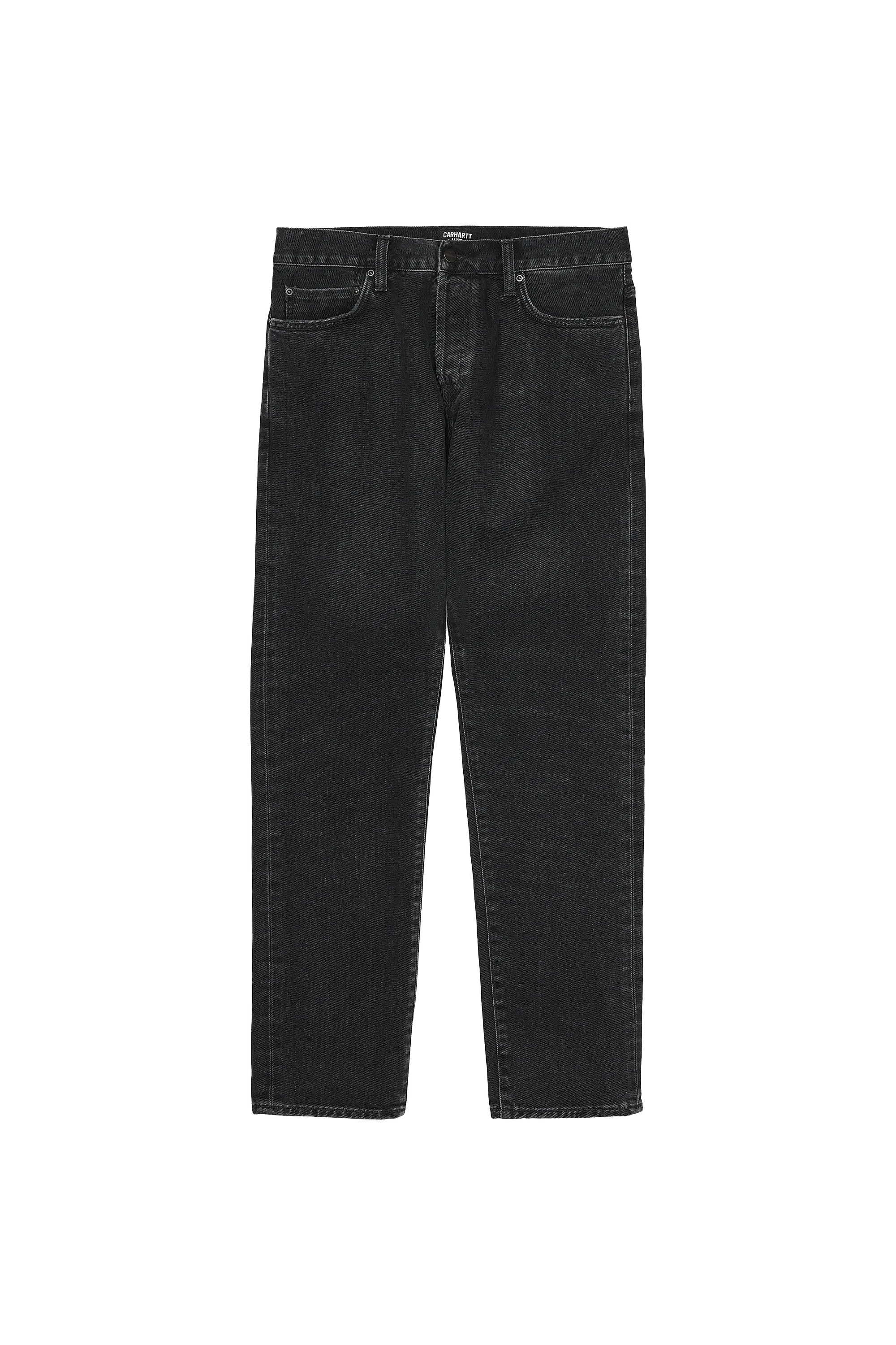 CARHARTT WIP Jean droit en coton bio  KLONDIKE Noir
