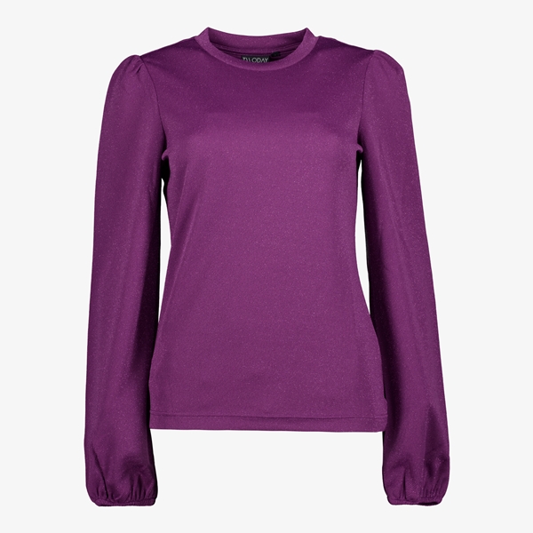 TwoDay dames trui paars met glinster details
