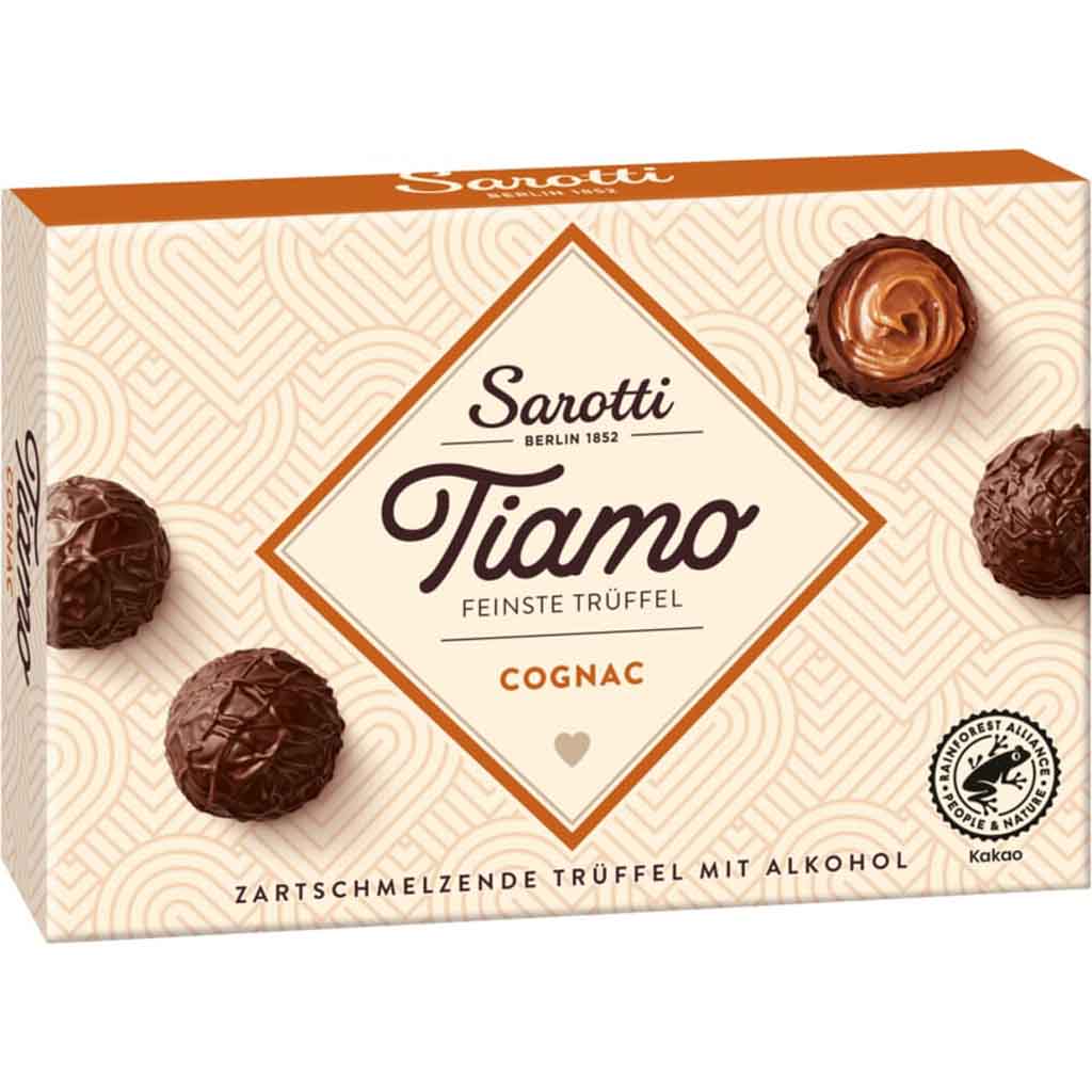 Sarotti Tiamo Feinste Trüffel Double Chocolate 125g MHD:30.6.25