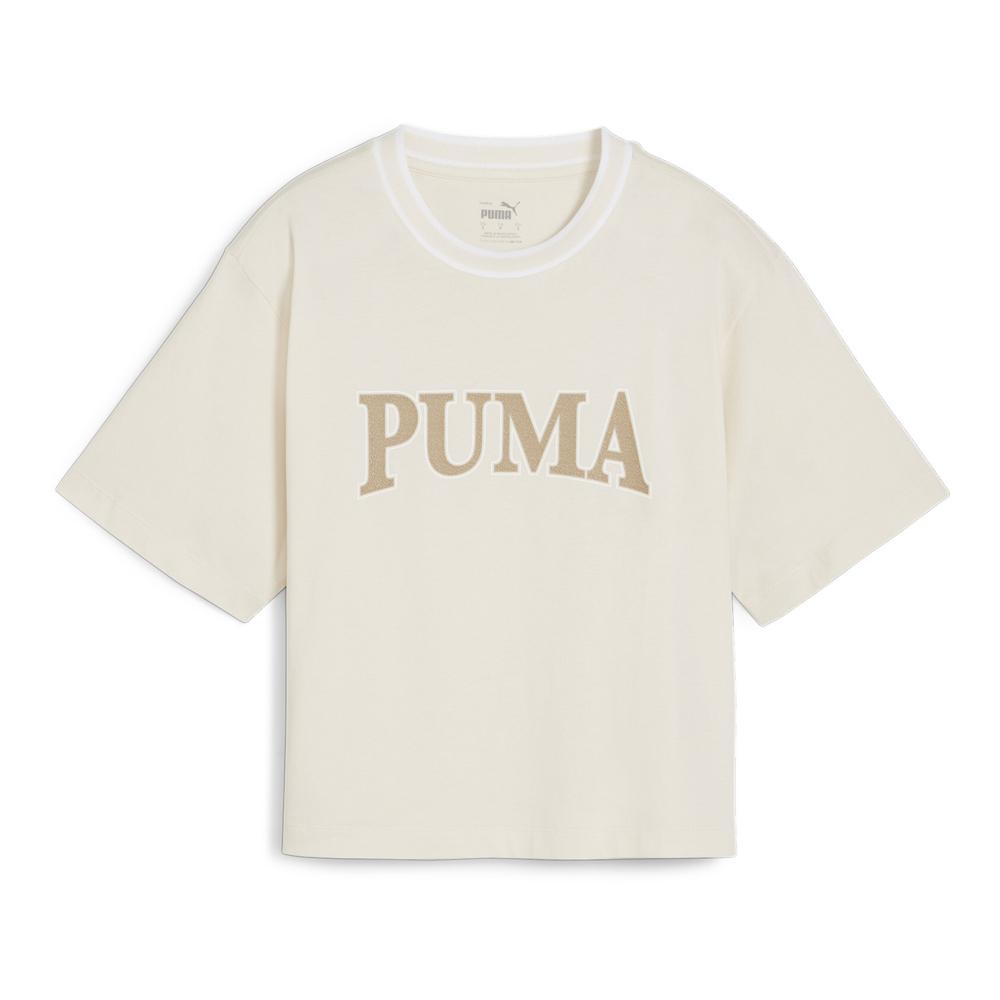 Puma T-shirt Beige Femme Puma Squad