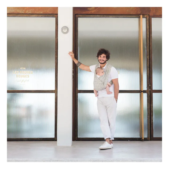 Studio Romeo Porte-bébé Flow en coton bio | Gris