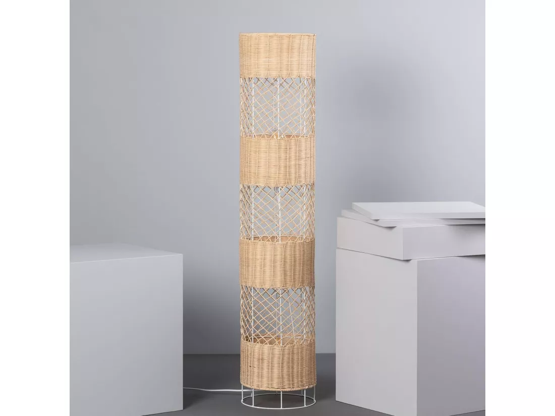 Lampadaire Rotin Rubra Naturel