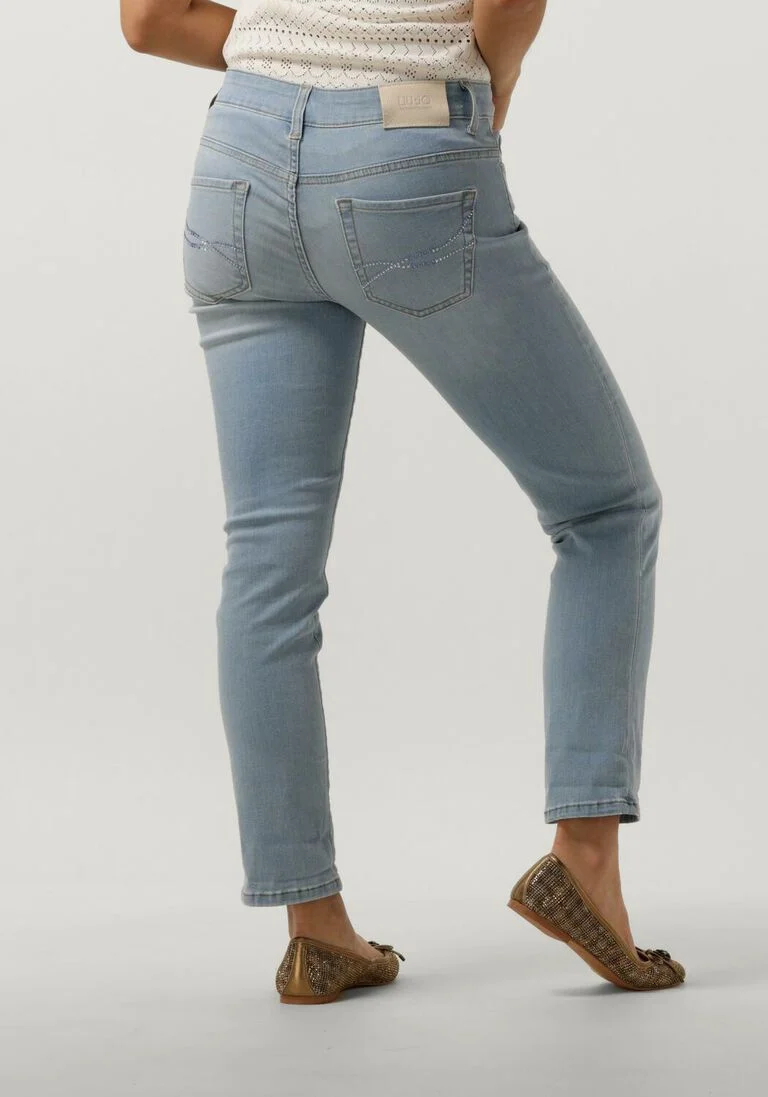 LIU JO blauwe liu jo slim fit jeans autentic monroe
