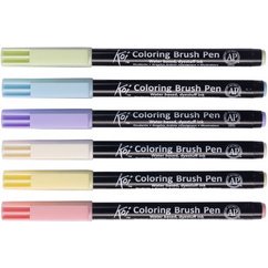 Feutre pinceau Koi Colouring Brush Pen 'Pastel'