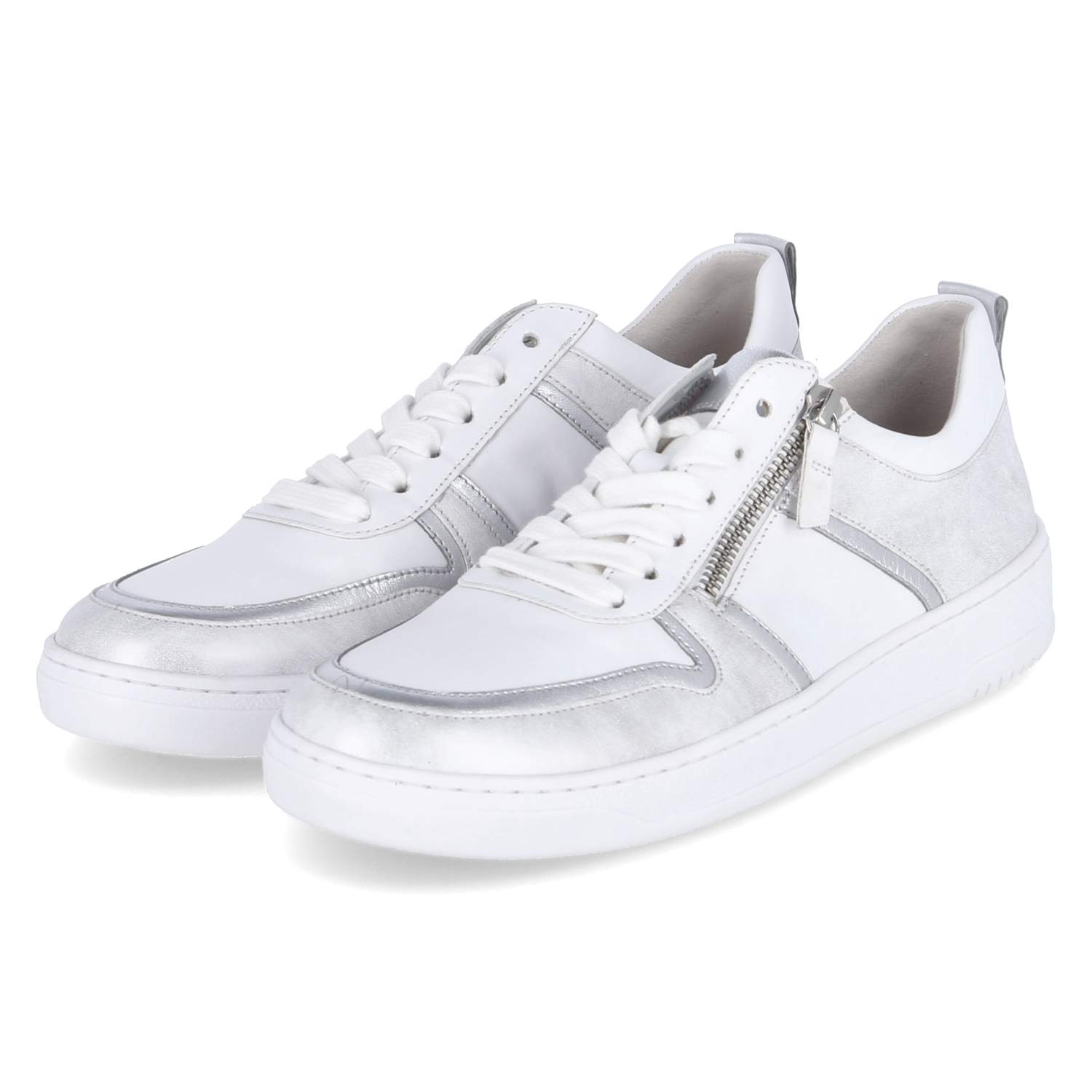 Gabor Low Sneaker - weiss/silber/ice