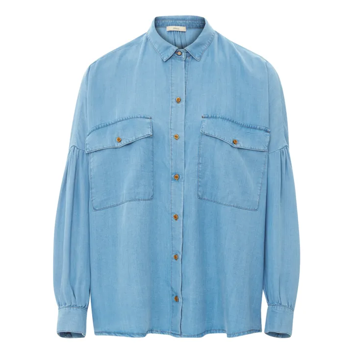 Sessùn Chemise Botania Chambray | Bleu