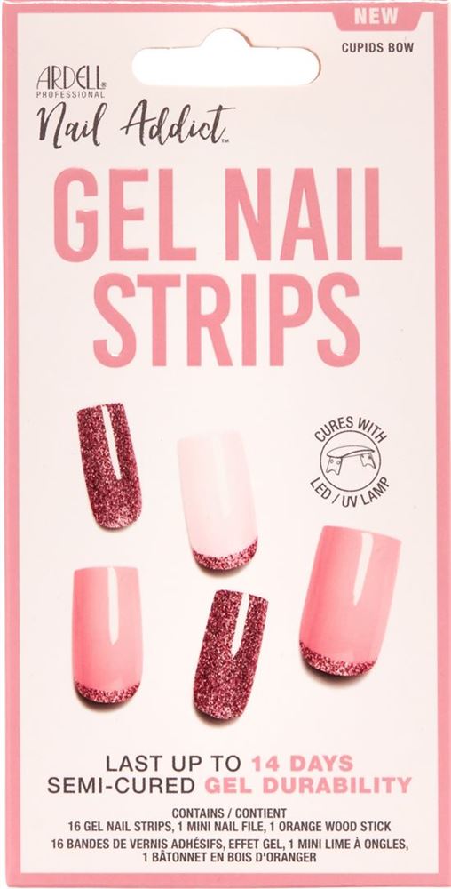 ARDELL Nail Addict Gel Nail Strips<br>16 Stück, Cupids Bow