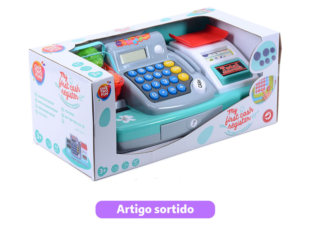 CAIXA REGISTADORA ONE TWO FUN MODELOS SORTIDOS