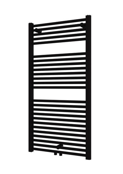 Plieger Palermo NXT designradiator midden-onder 60x117.5cm 681W mat zwart