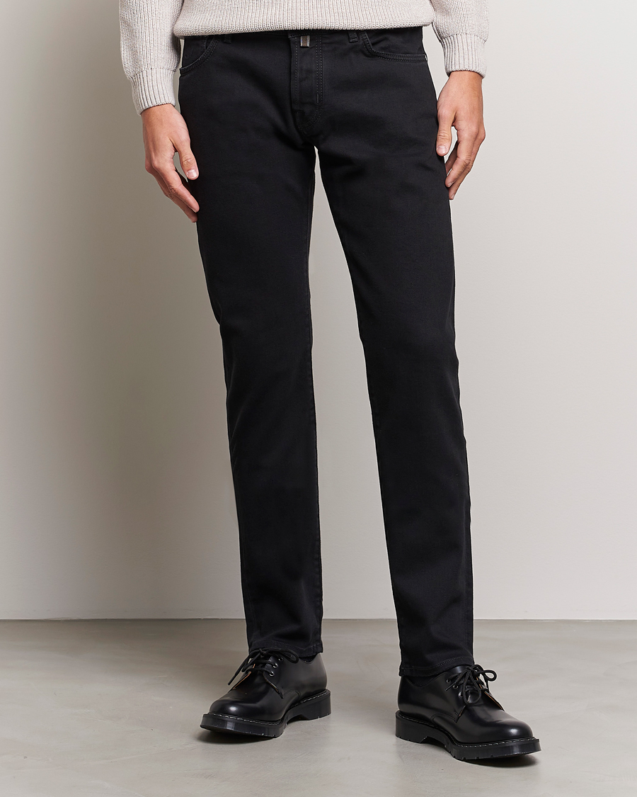 Jacob Cohën Nick 622 Slim Fit Stretch Jeans Black Dark Wash