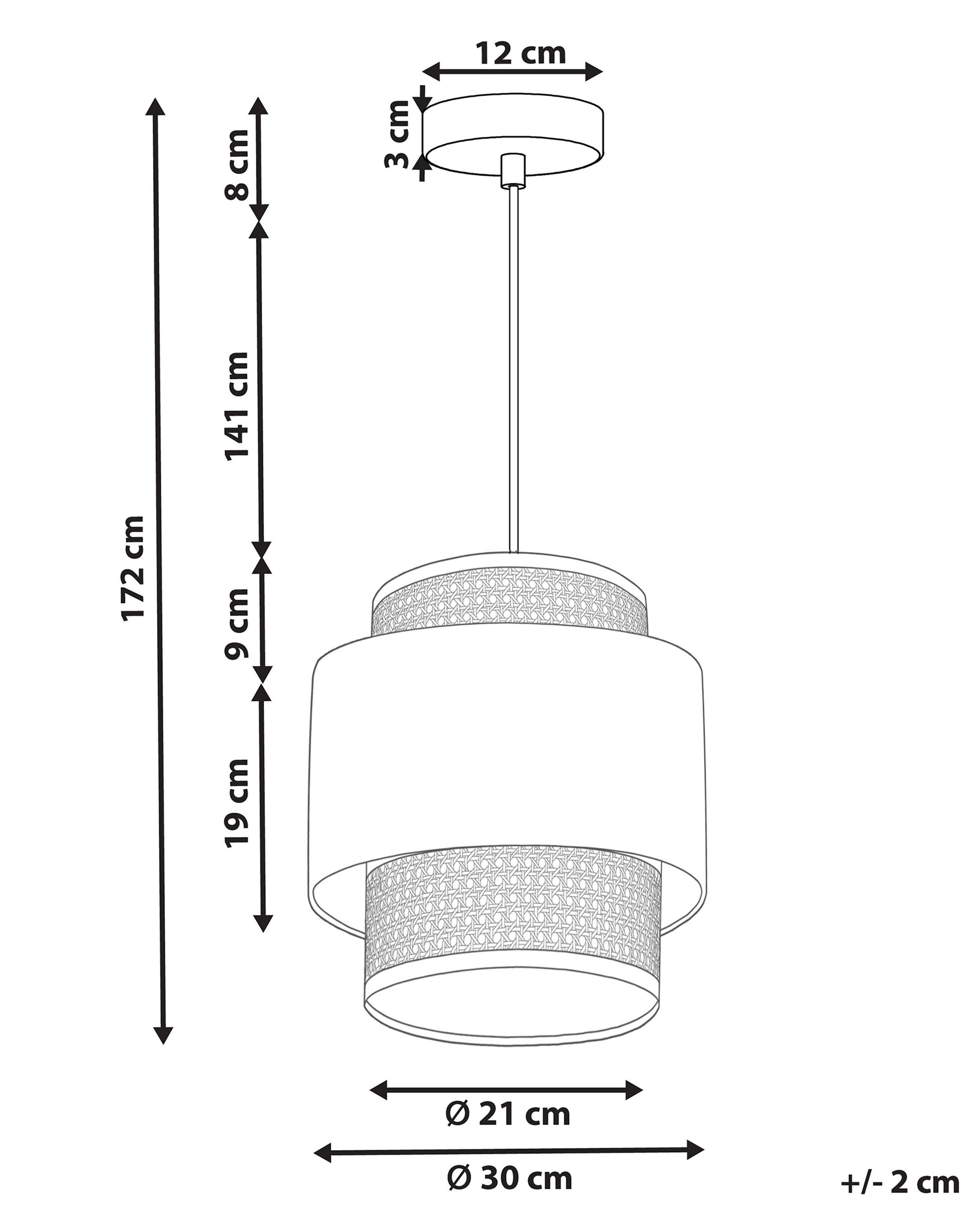 Hanglamp BOERI Rotan Mosterdgeel
