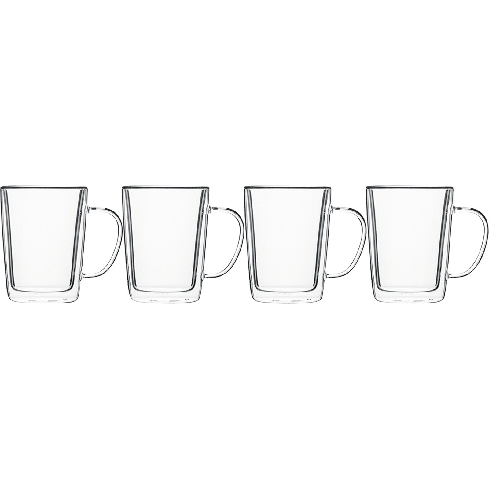 Lunasol Double Wall Mug 300 ml 4 teilig