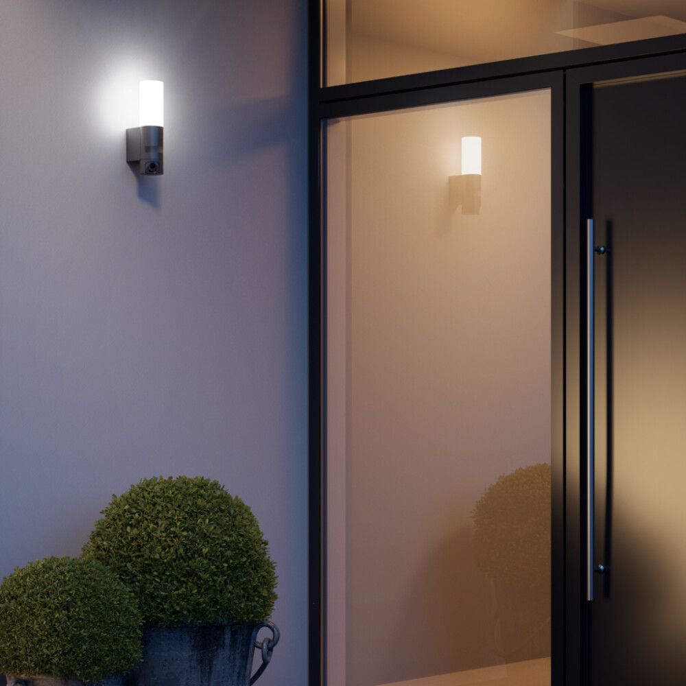 VEGGLAMPE STEINEL SENSOR CAMLIGHT L620 ANTRASITT