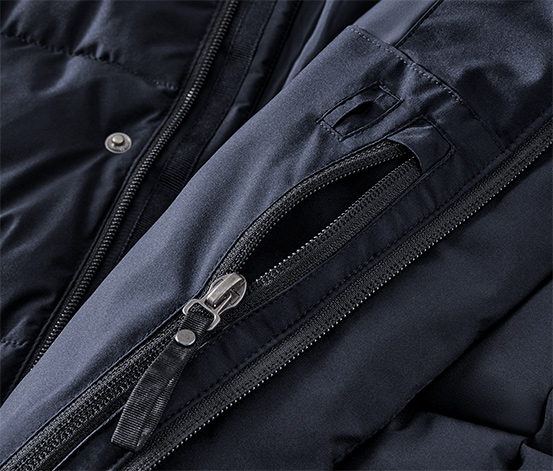 Stepp-Parka mit Kapuze