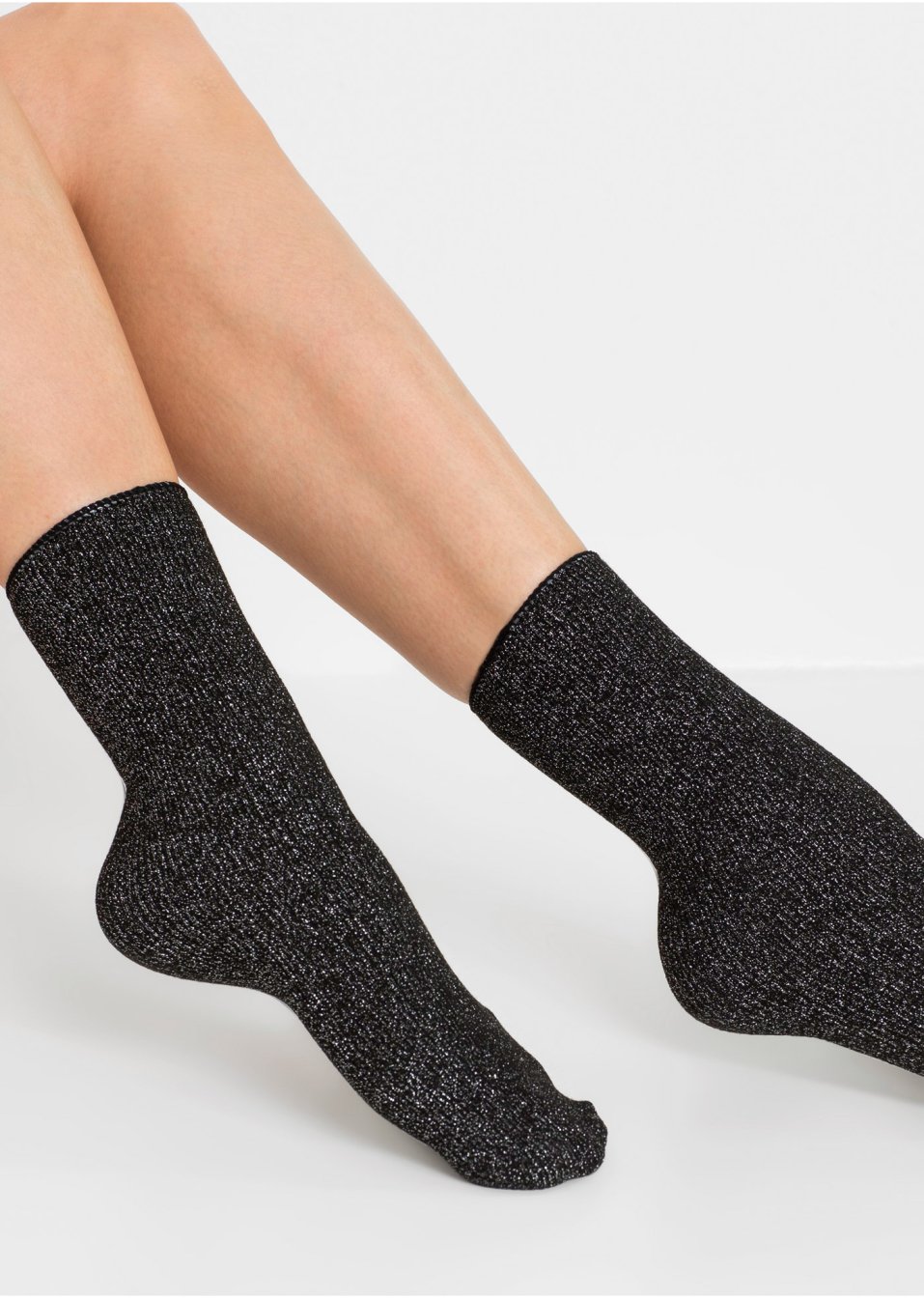 Lot de 4 paires de chaussettes thermo fil brillant