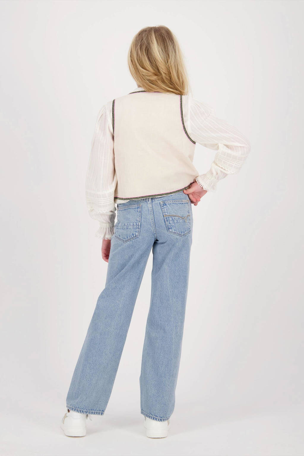 Vingino loose fit jeans Cato blauw