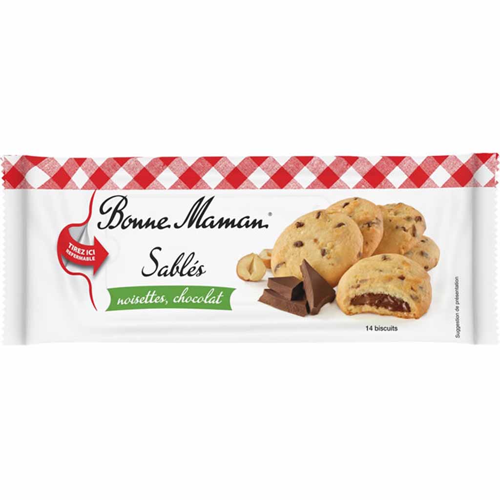 Bonne Maman Sables mit Nougatcreme 150g MHD:15.6.25