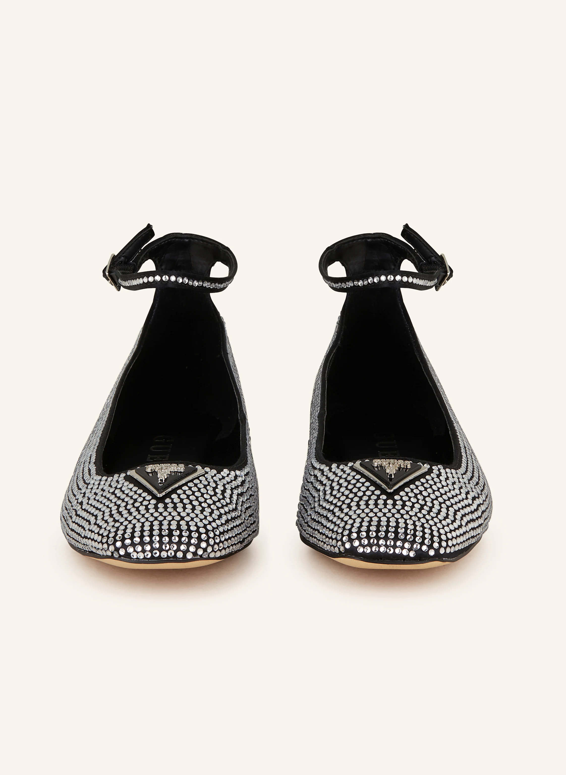 GUESS Slingballerinas mit Schmucksteinen