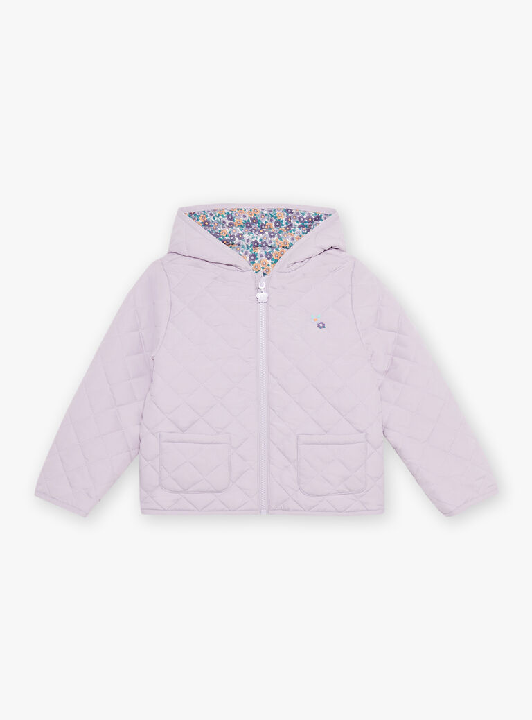 Veste mauve réversible