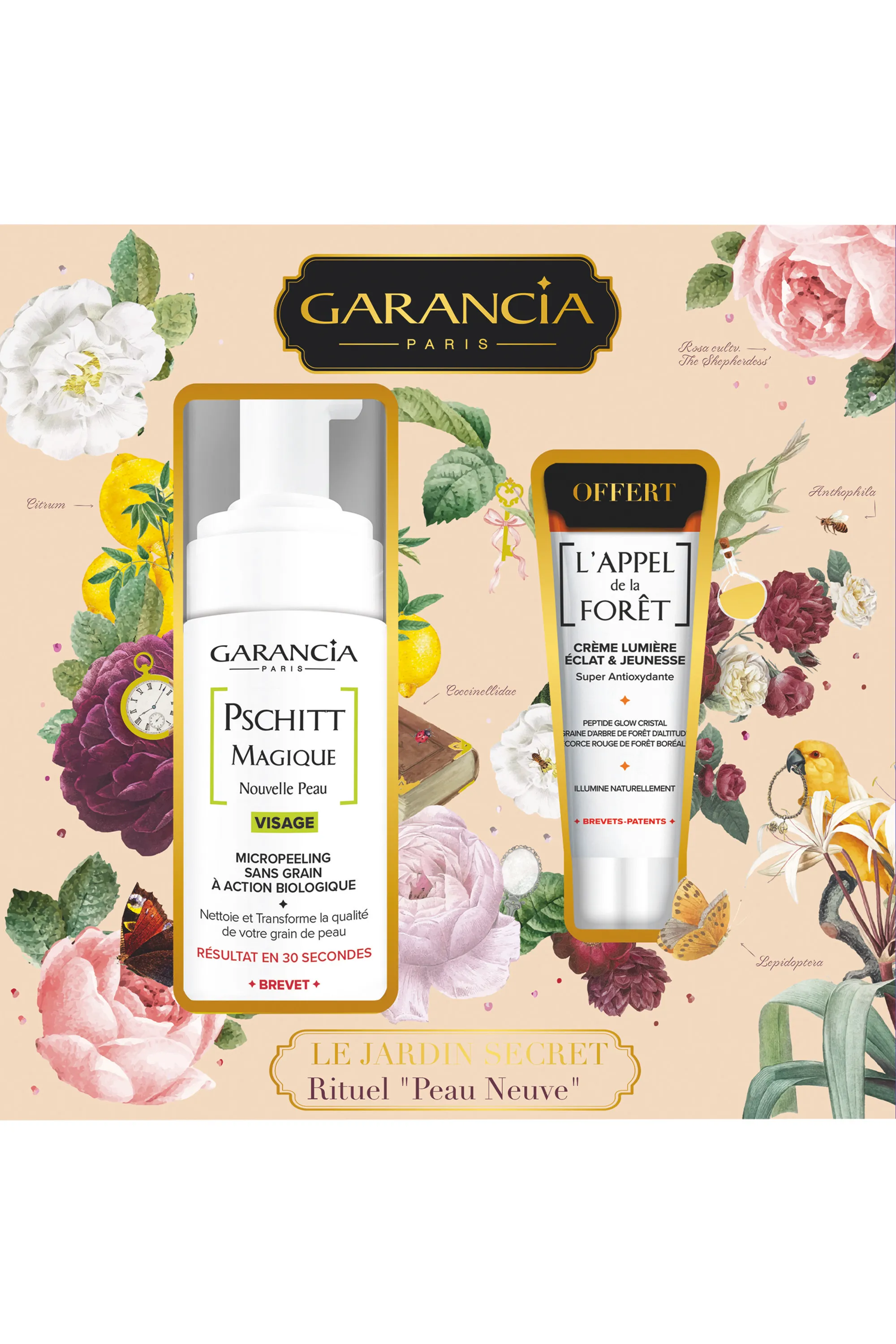 Garancia Coffret peau neuve + crème lumière Appel de la Forêt 20ml offerte-120 ml