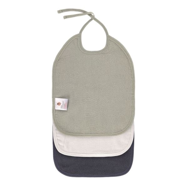 Lässig Terry Slab Medium Olive/Milky/Navy 3-Pack