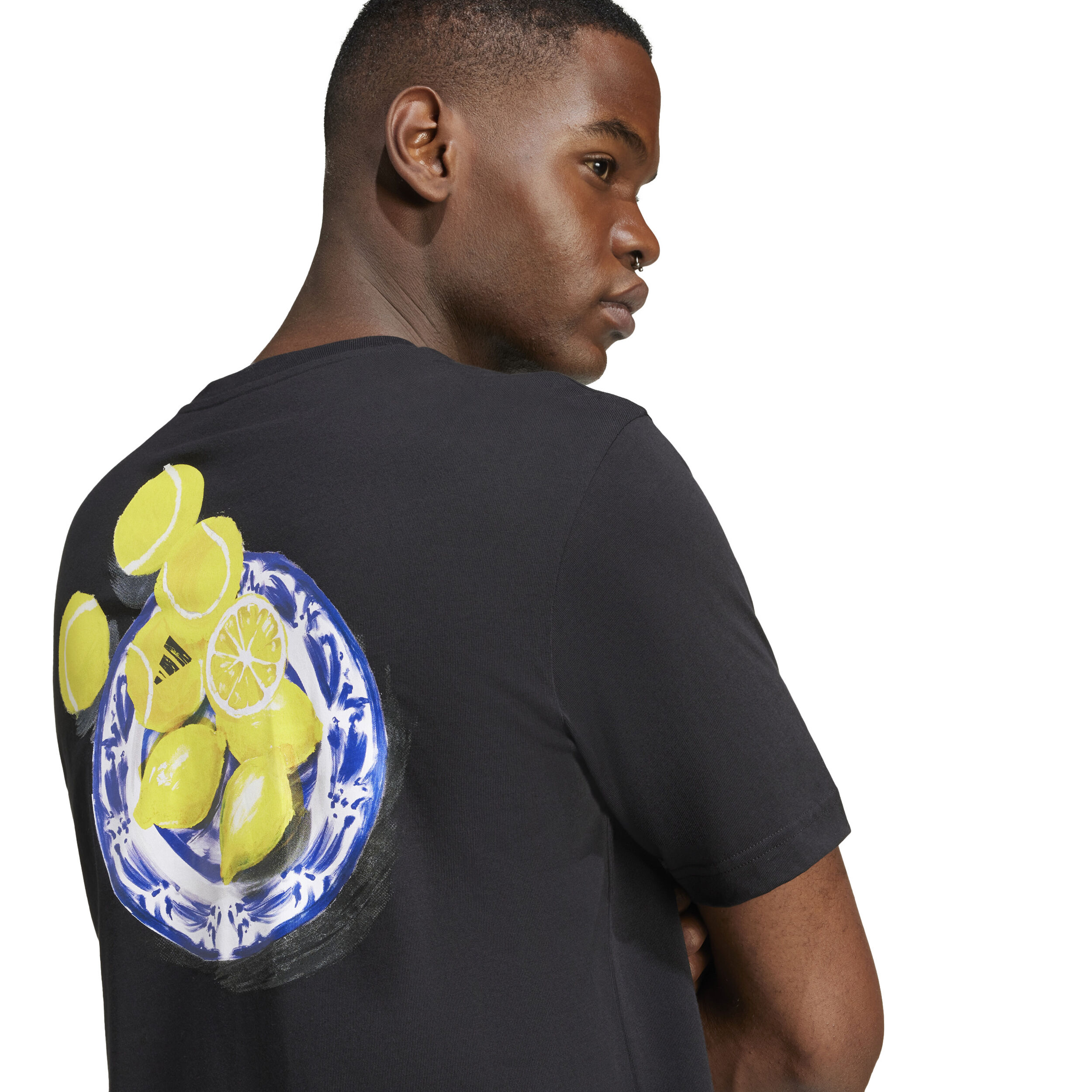 adidas Lemon T-shirt Hommes - Noir , Multicouleur