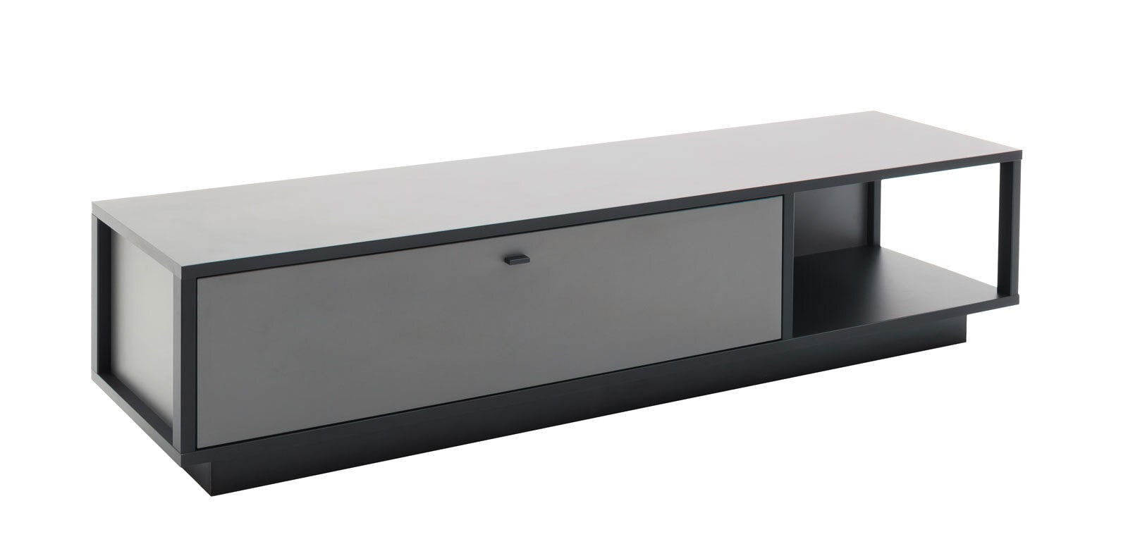Lowboard LUXOR 186 x 43 cm Royal grau/ anthrazit