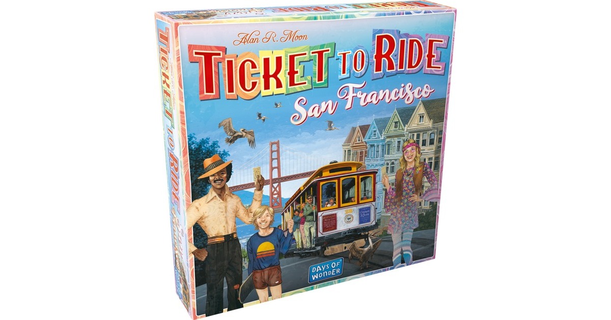 AsmodeeTicket to Ride San Francisco Bordspel  (Nederlands, 2 - 4 spelers, 10 - 15 minuten, vanaf 8 jaar)