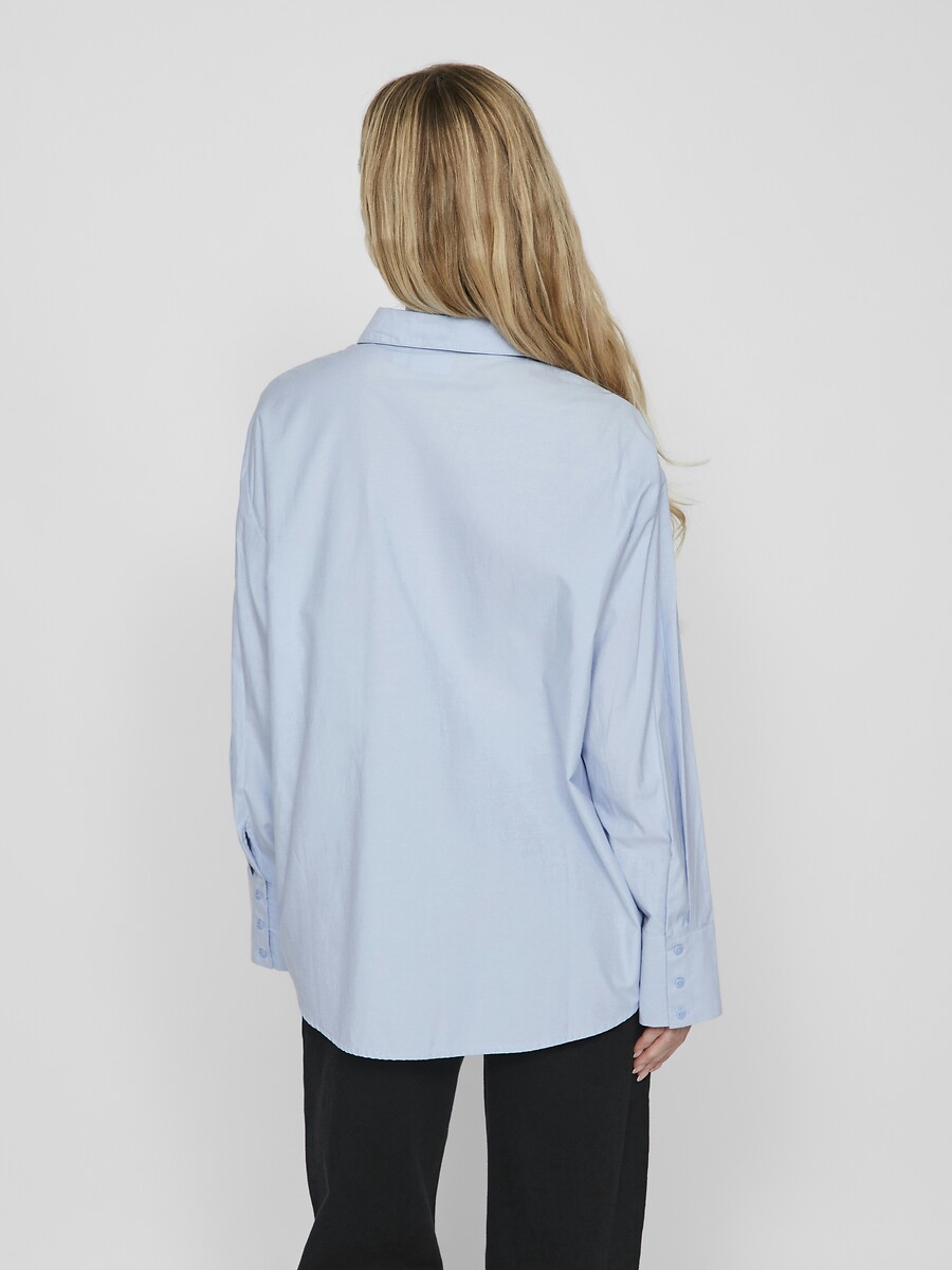 VILA<br>Camisa oversized com bolsos