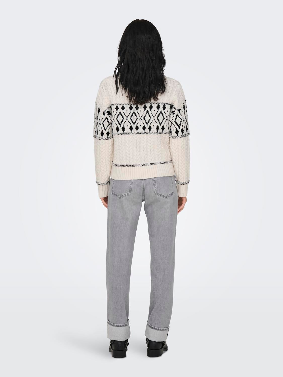 ONLMARENT Strickpullover Cloud Dancer