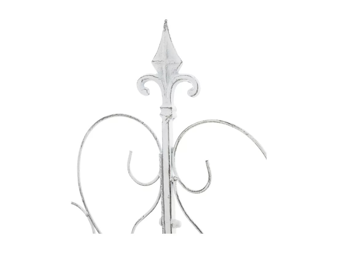 Lot de 2 Treillis - Métal - Blanc antique - Mandevilla