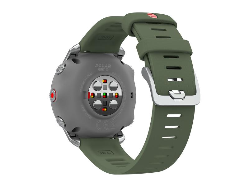 POLAR Sportuhr Grit X Olivgrün/Silber Multisportuhr