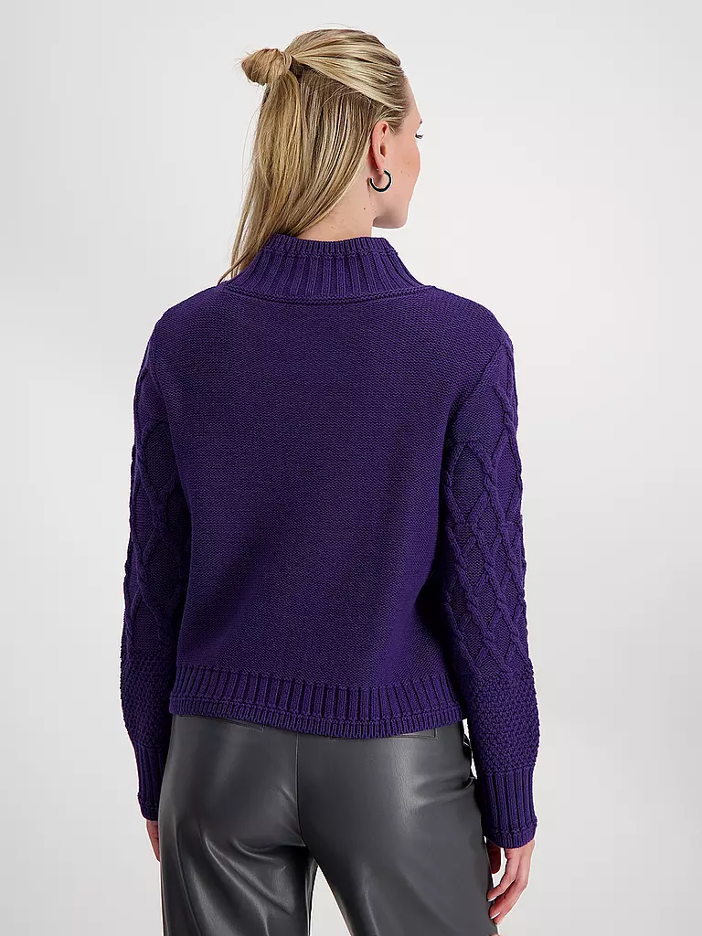 MONARI Rollkragenpullover  lila