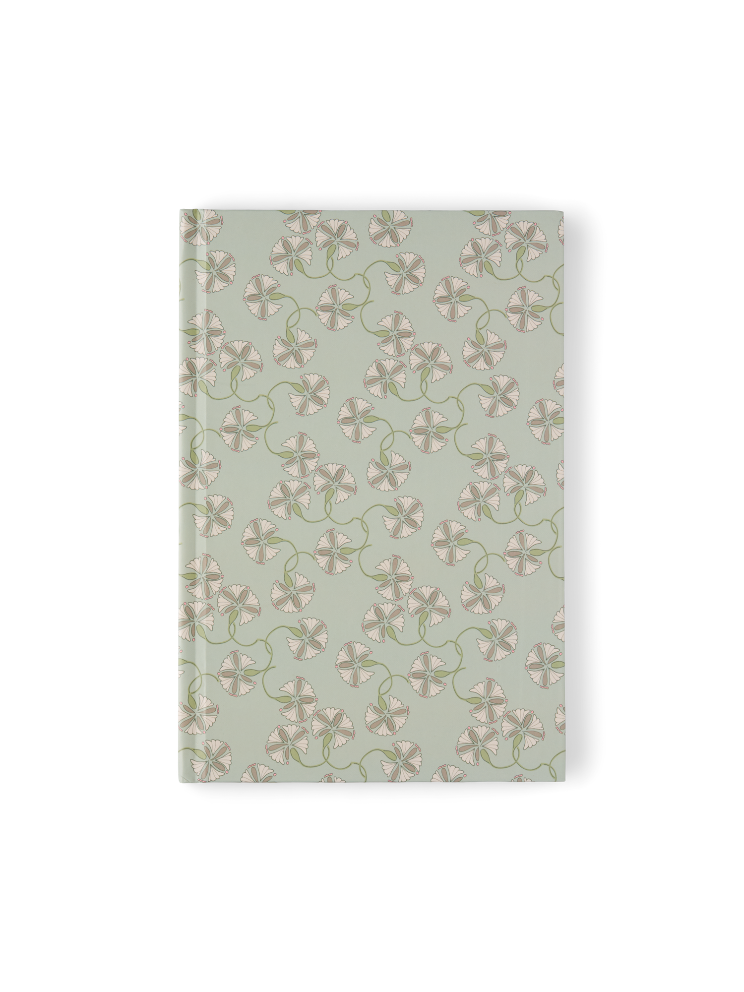 Hardcover notesbog med linjer A5 | Papir. A5. Linjeret. 160 sider. 70 gsm. | Dusty Green