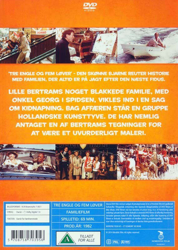 Tre engle og fem løver - DVD
