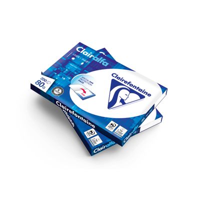 Clairefontaine CLAIRALFA - Papier ultra blanc - A4 (210 x 297 mm) - 80 g/m² - Ramette de 200 feuilles - étui spécial