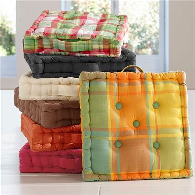 Coussin matelas capitons - Lot de 2