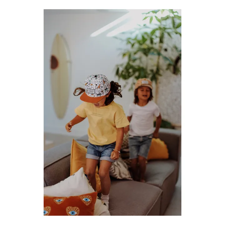Hello Hossy Casquette Visière Plate | Blanc