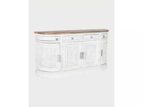Argo - Enfilade en bois massif de manguier blanc
