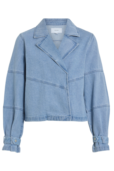Vila blauwe dames jas