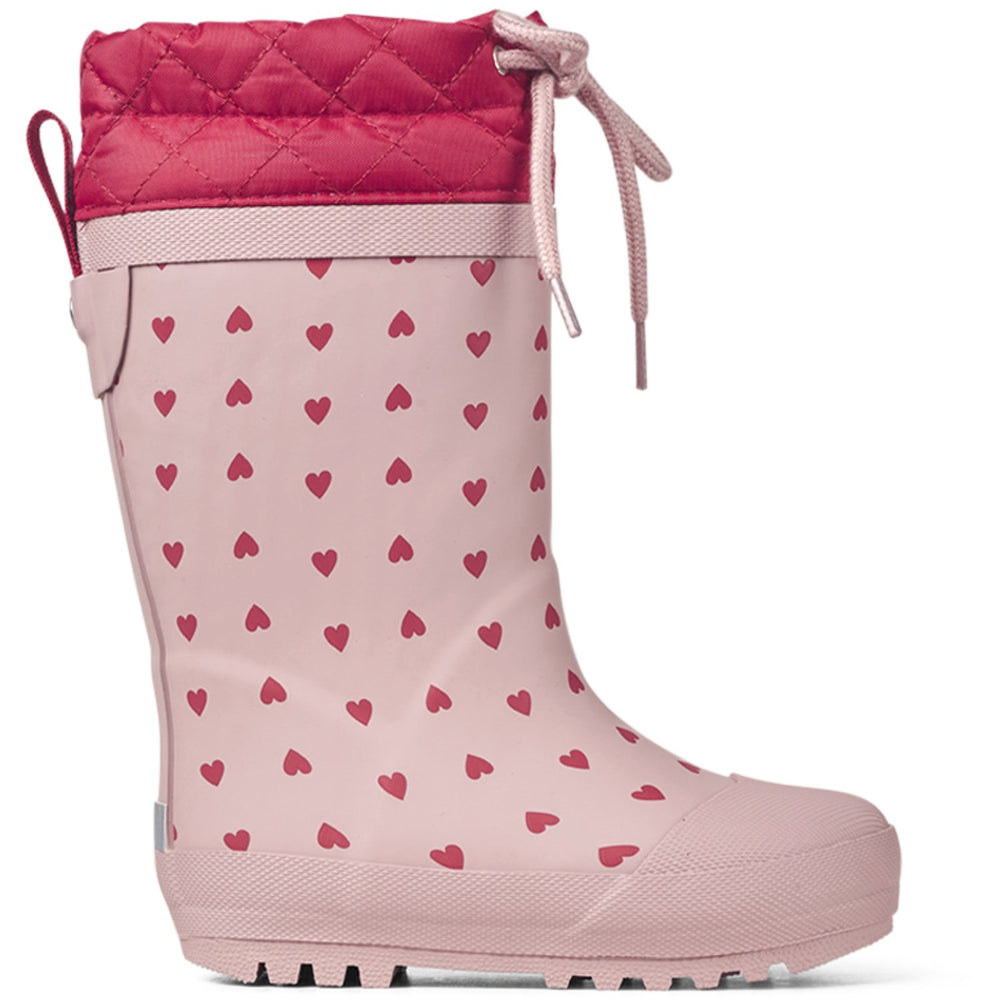 Køb Angulus Rose Hearts/Red Gummistøvle Med Uldfor