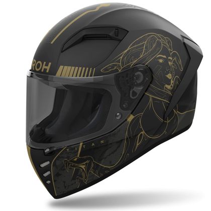 Casque Airoh CONNOR - TITAN - Noir / Jaune