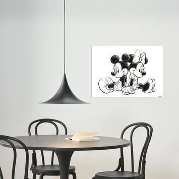 Canvas Mickey Sketch Sitting 50x40 cm