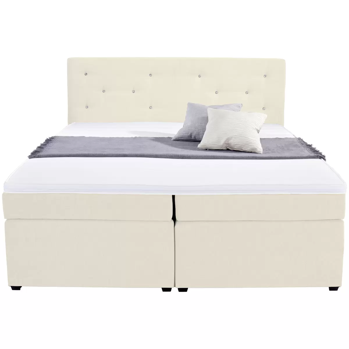 Boxspringbett Luminosa 180 x 200 Beige