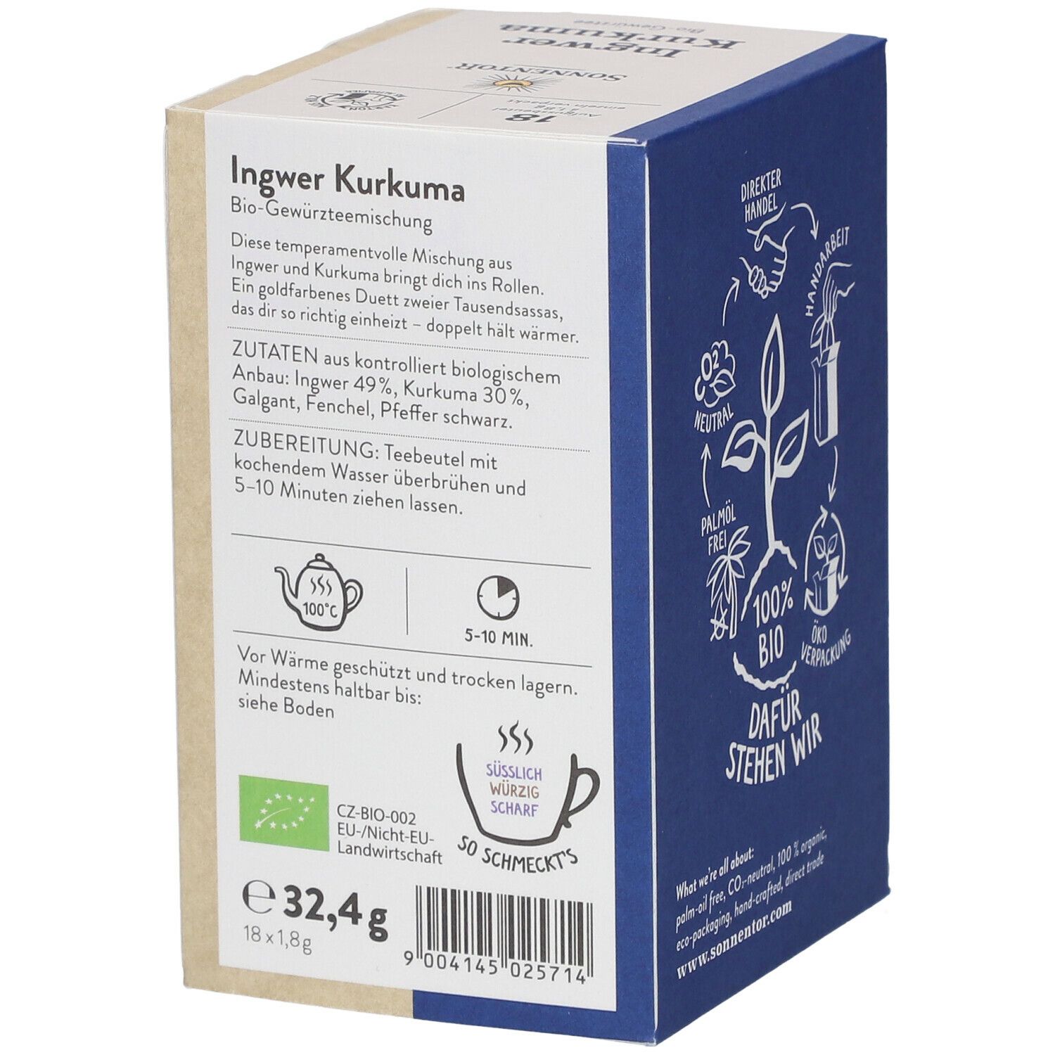 SonnentoR® Ingwer Kurkuma Tee
