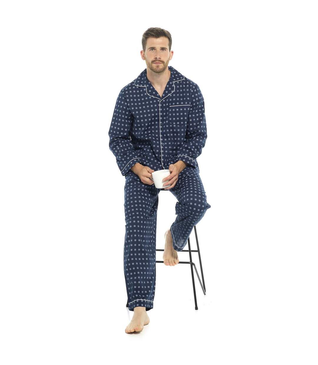 Walter Grange - Ensemble de pyjama - Homme (Bleu) - UTUT1517