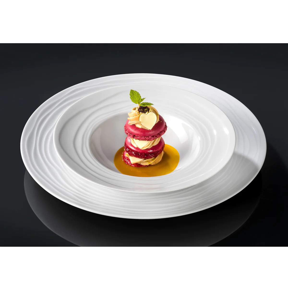 Onde - Assiette de présentation 31.5 cm (lot de 3) Médard de Noblat