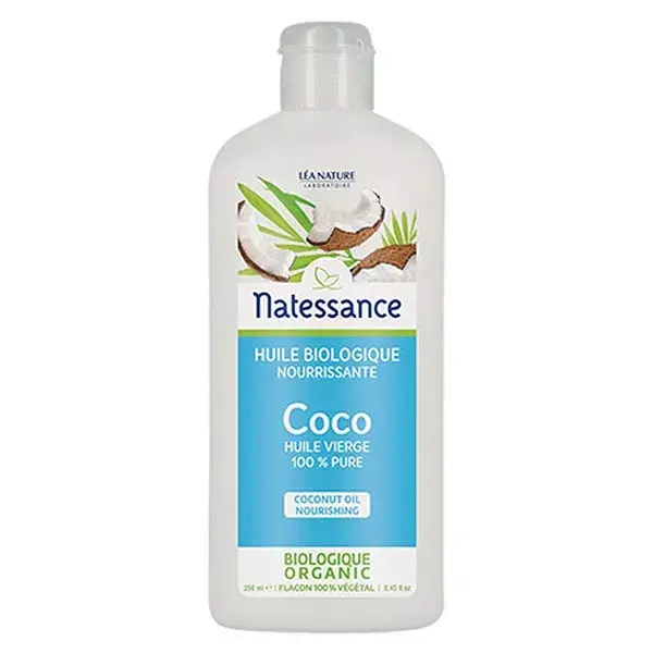 Óleo de Coco Orgânico 100% Puro Natessance 250ml