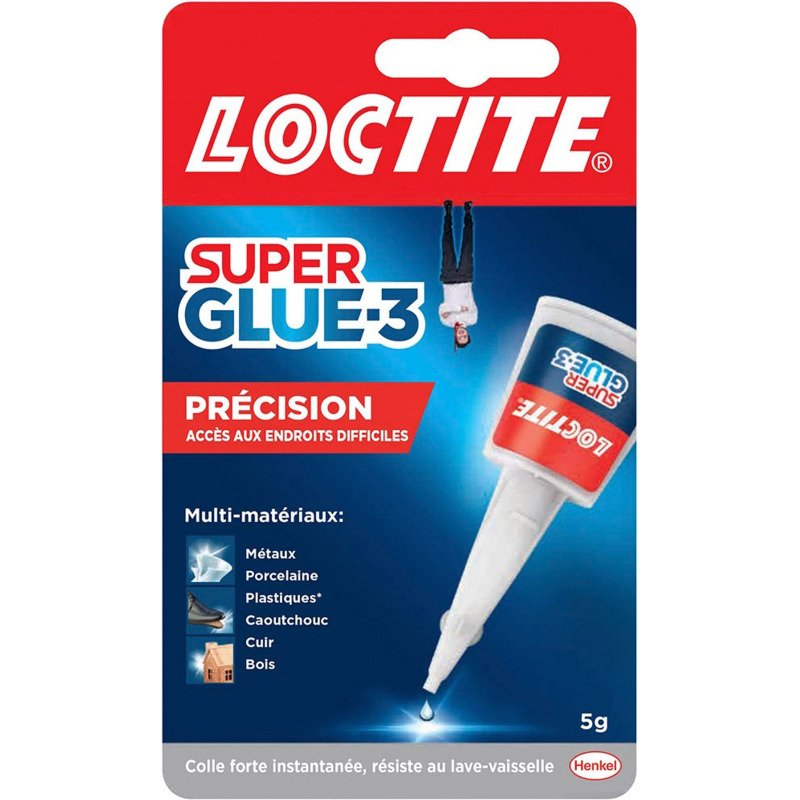 Colle Super glue3 Précision Loctite - Flacon de 5 g